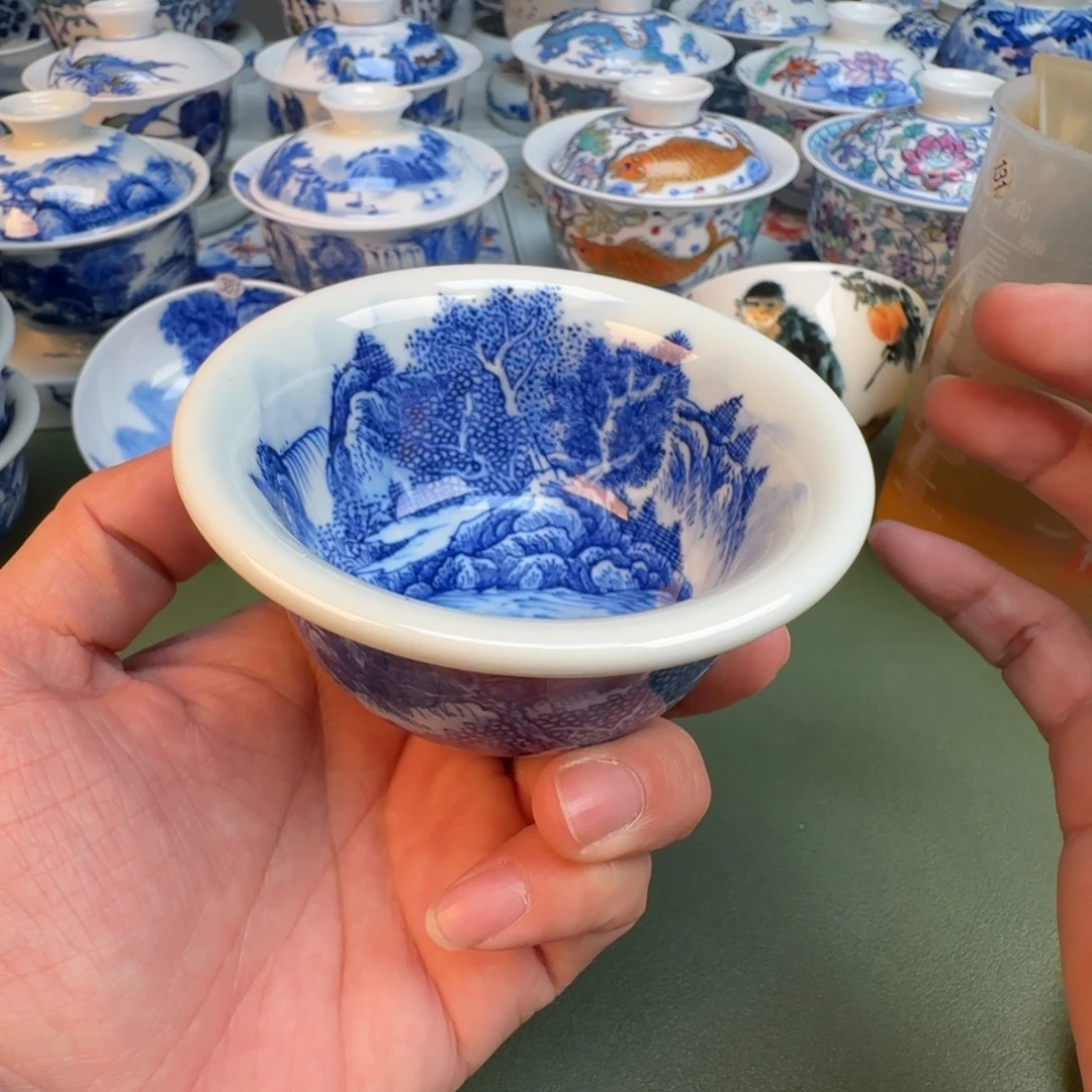 陶纯手工纯手绘茶具391