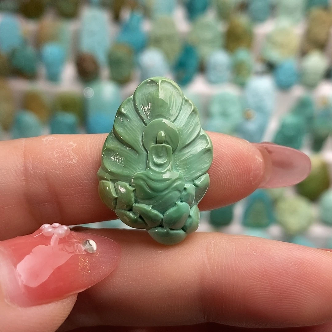 颖***果未镶嵌绿松石绿松石