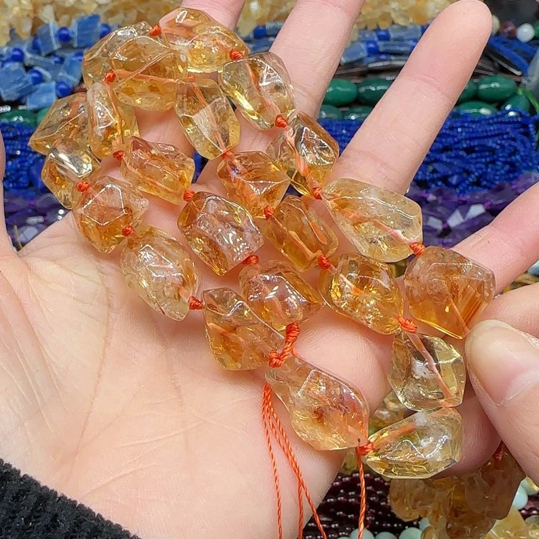 玛瑙/玉髓珠宝半成品合金黄水晶专拍两79发一条