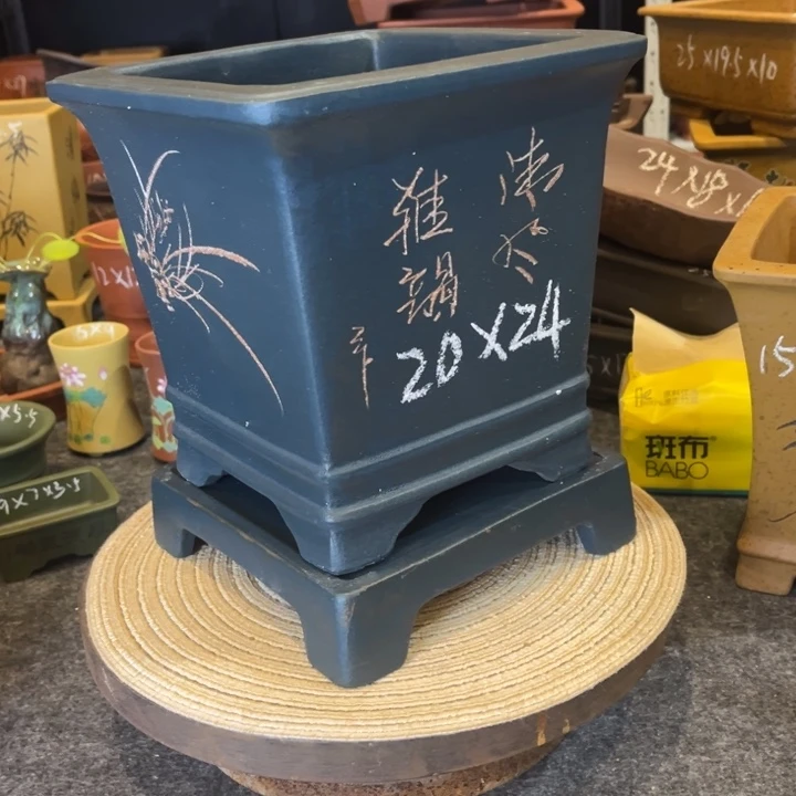 紫砂花盆紫砂花盆