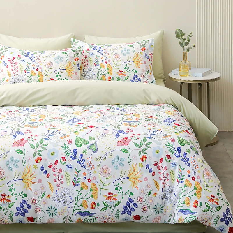 [花戒指]精选！全棉印花单枕套-花漾漫语