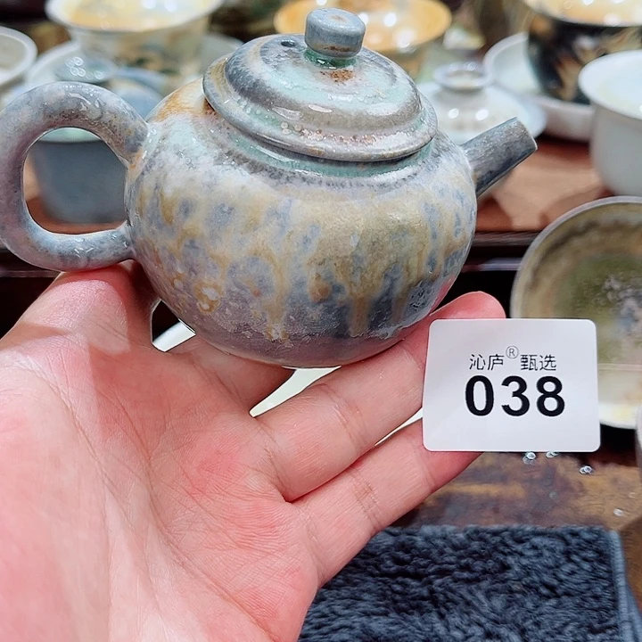 沁庐柴窑古法柴烧全手工茶具