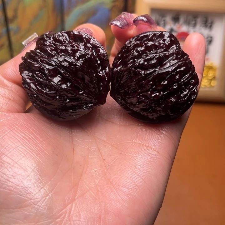 核桃地闷文玩手把件小众 40 尺 8