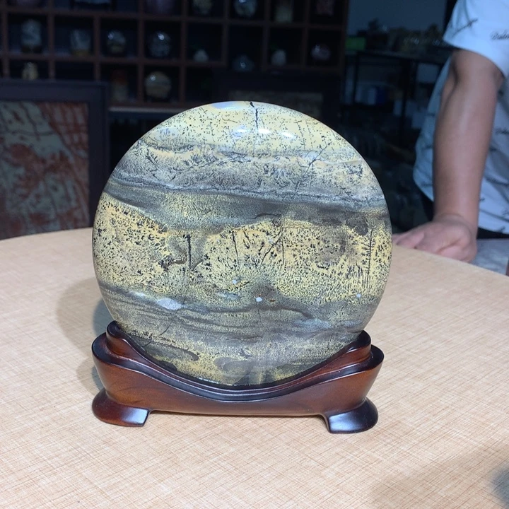 广西国画石摆件，观赏收藏