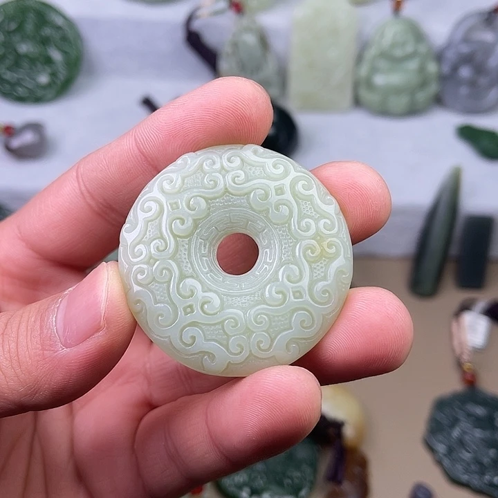 和田玉吊坠(不含链)未镶嵌