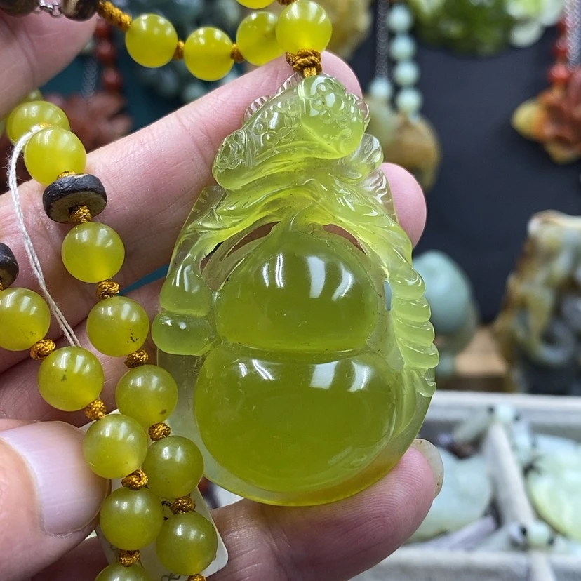 【闪购商品】未镶嵌岫玉吊坠手工雕刻