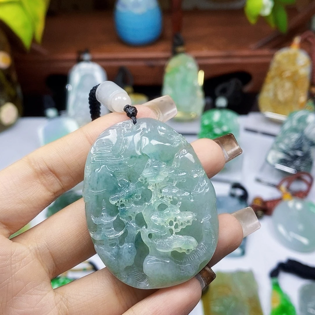 定制翡翠未镶嵌天然翡翠A货