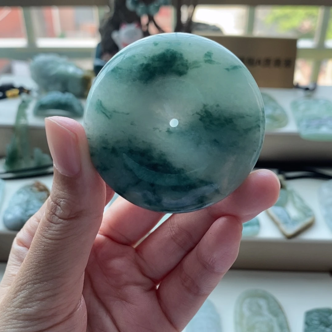 【闪购商品】颈饰未镶嵌翡翠狸*猫天然缅甸A货翡翠