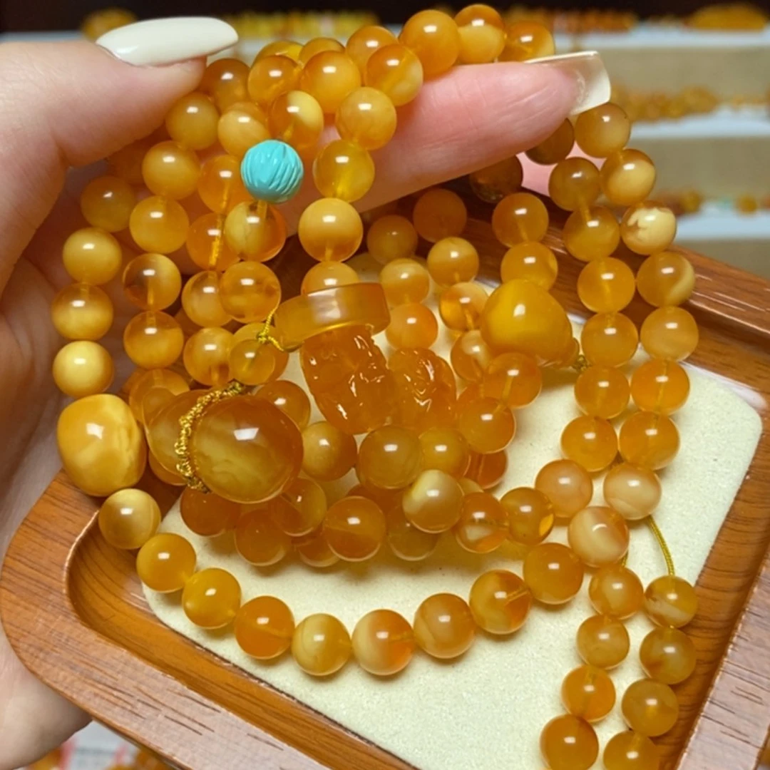 【闪购商品】未镶嵌蜜蜡手链手串