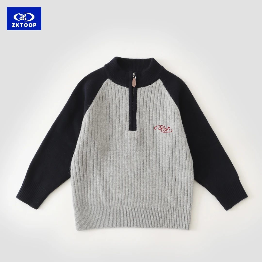【Z＆K】冬款男童韩版休闲百搭舒适超软毛衣JZK-323726