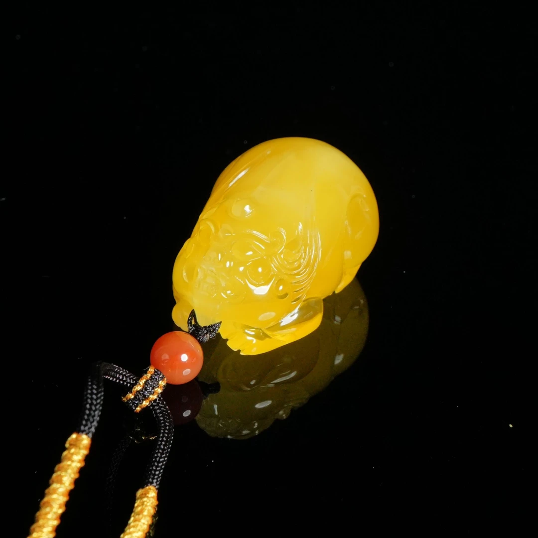 DY-M1233 精工饱满立体大貔貅吊坠 22.09g