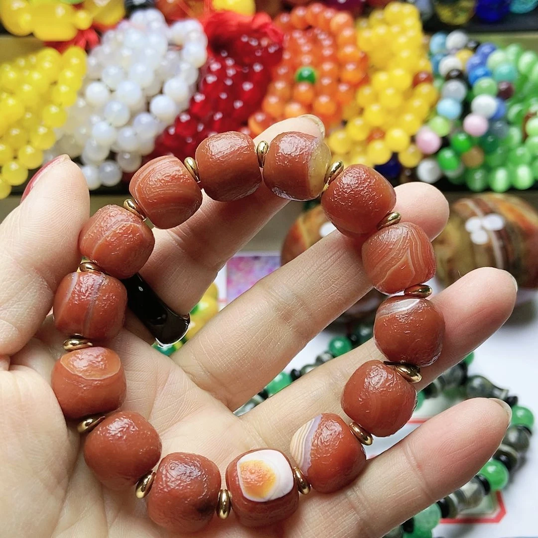 玛瑙/玉髓手链未镶嵌(****