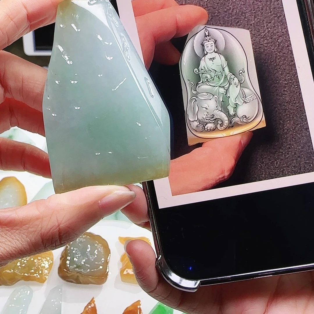 定制翡翠未镶嵌缅甸翡翠