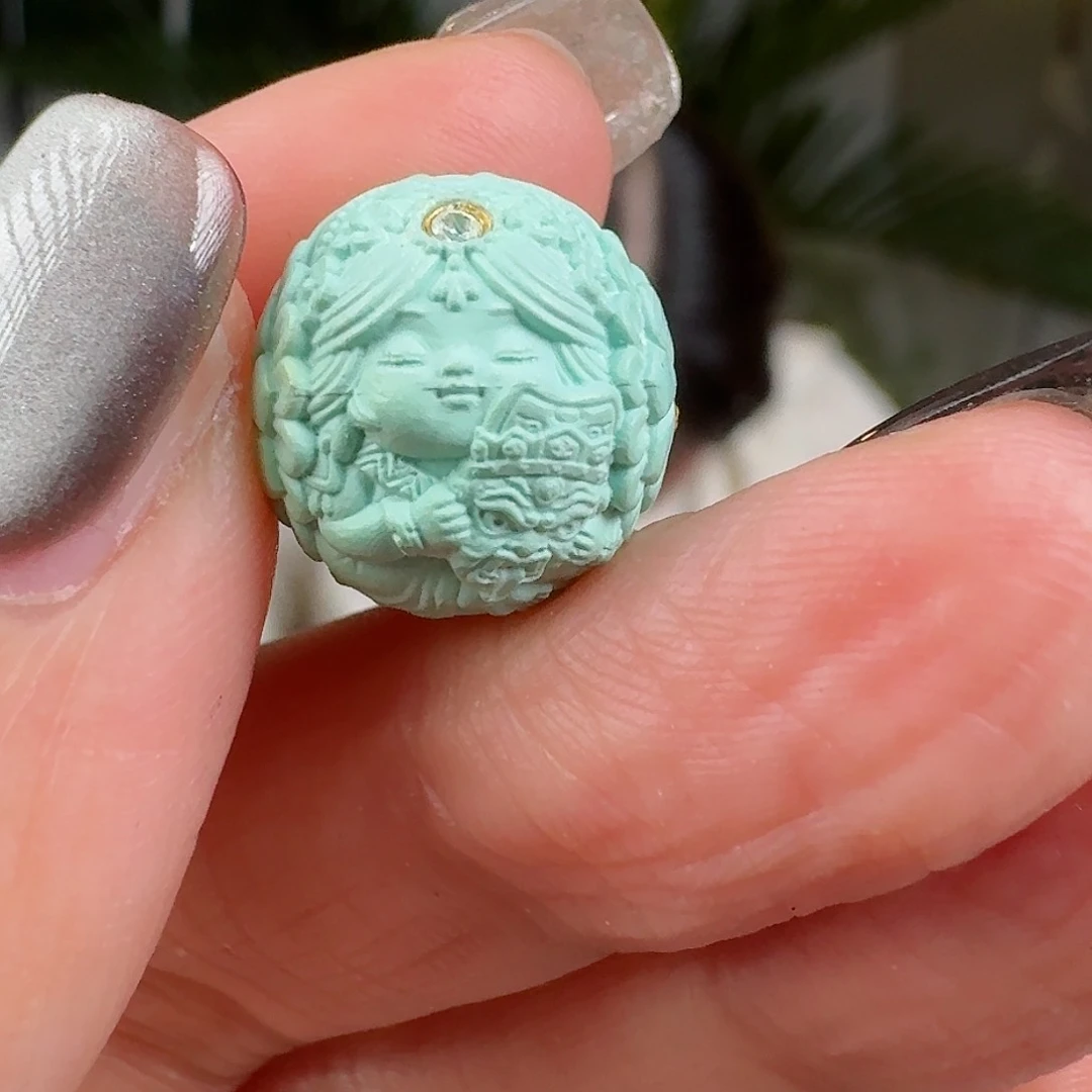 绿松石珠宝奇石未镶嵌