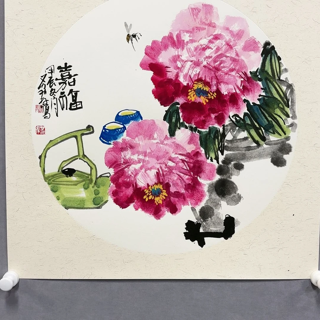 国画国画纯手绘作品请放心去藏