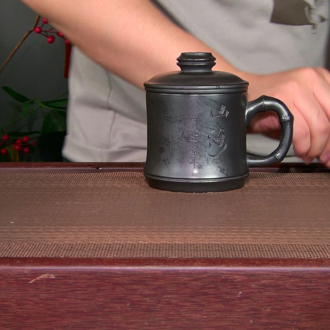 茶杯紫砂高货放漏