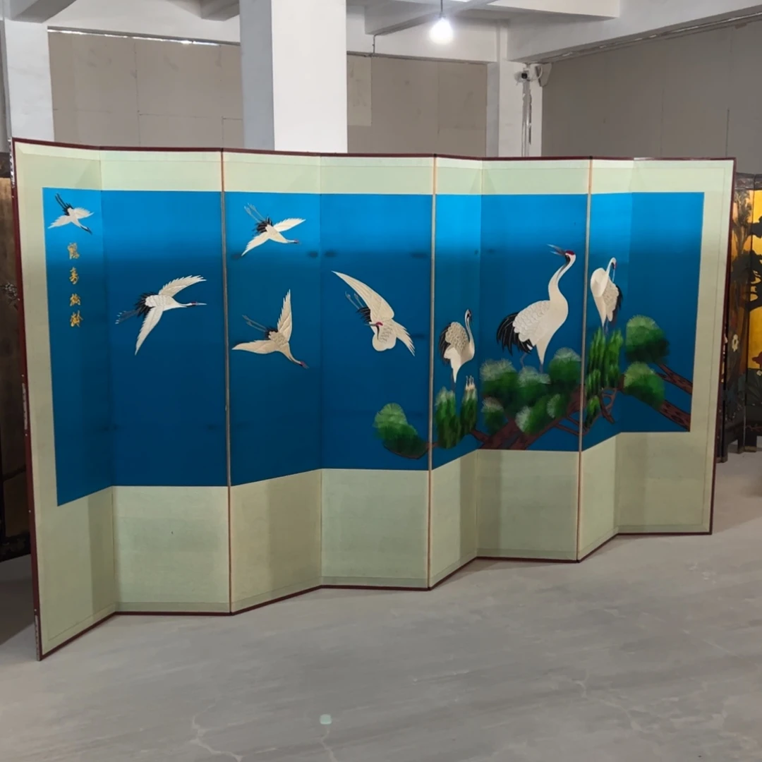 绘画屏风框画油画版画日本回流