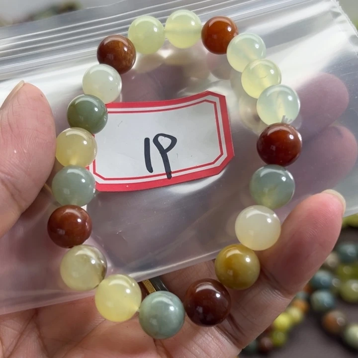 蛇纹石玉未镶嵌手链