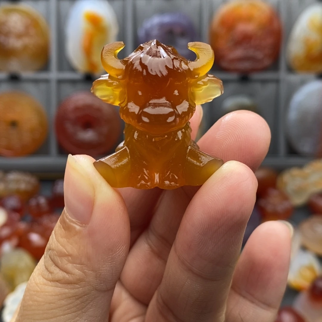 即***得玛瑙/玉髓未镶嵌颈饰