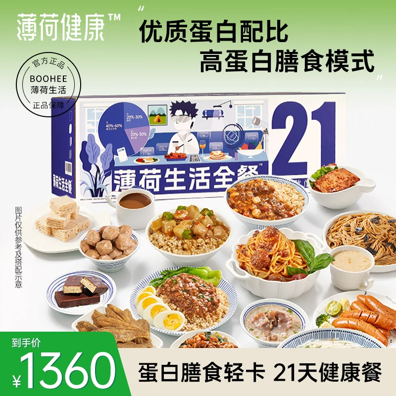 【CRD饮食-21天(男性)控卡全餐】健康控卡营养轻食(每天4顿)代餐