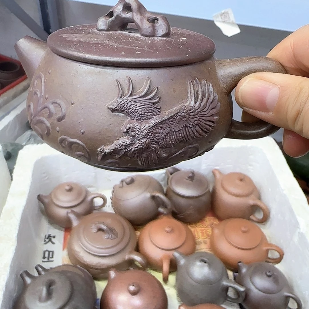 茶壶紫砂宜兴紫砂壶瑕疵处理