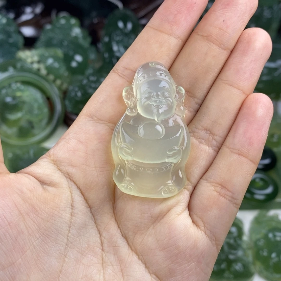 岫玉未镶嵌挂件挂件