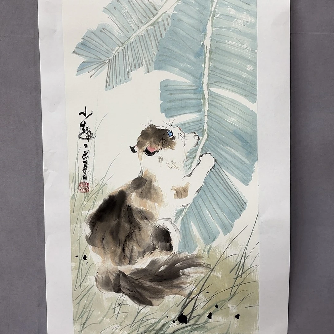 国画艺术家真人手绘