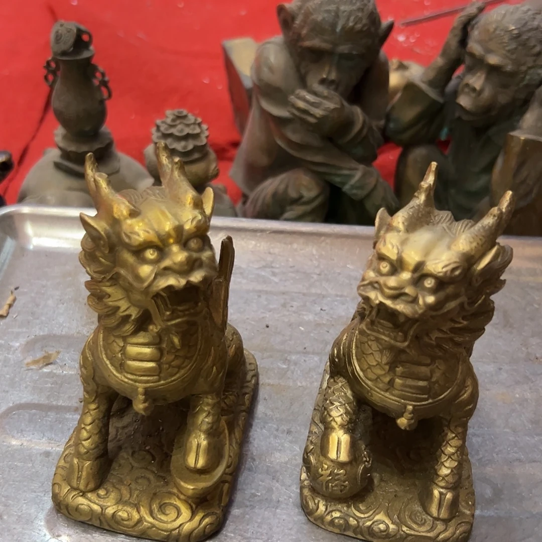 黄铜摆件，文房摆件工艺品