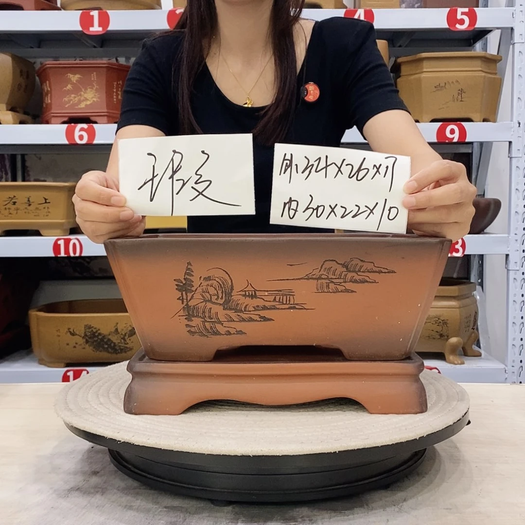 紫砂花盆紫砂花盆瑕疵