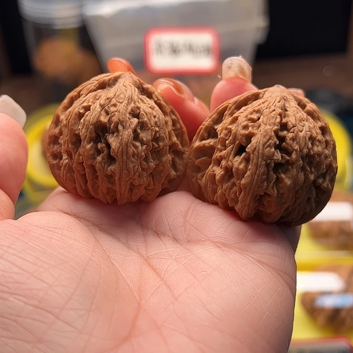 吊坠文玩核桃三角密纹 全品