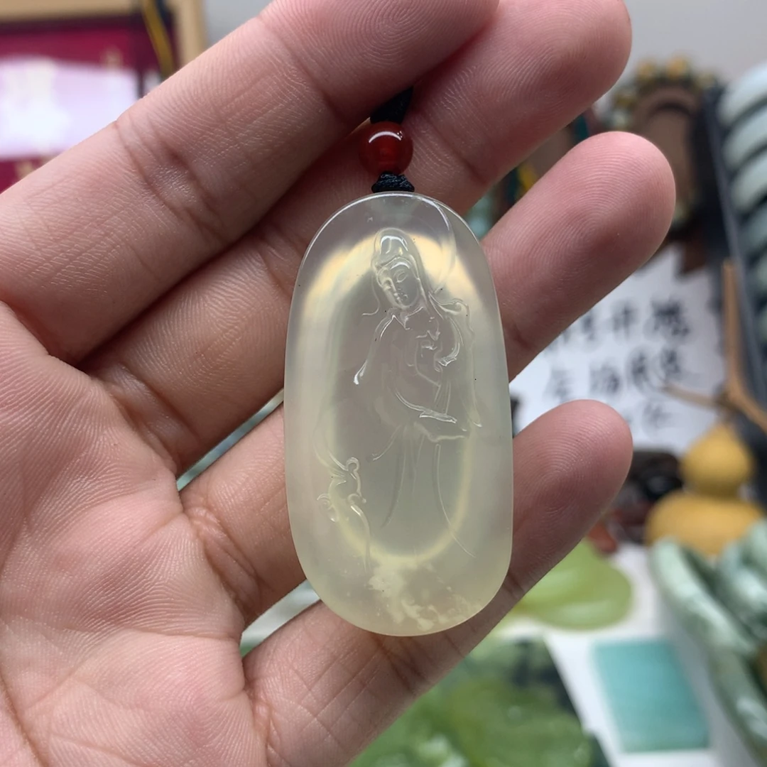 岫玉未镶嵌吊坠(不含链)