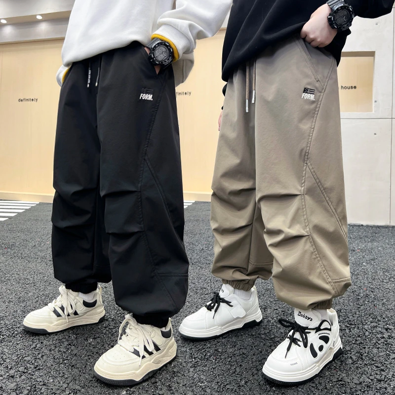 儿童装男童夏装防蚊裤子2025新款夏款运动男孩薄款大童夏季休闲潮