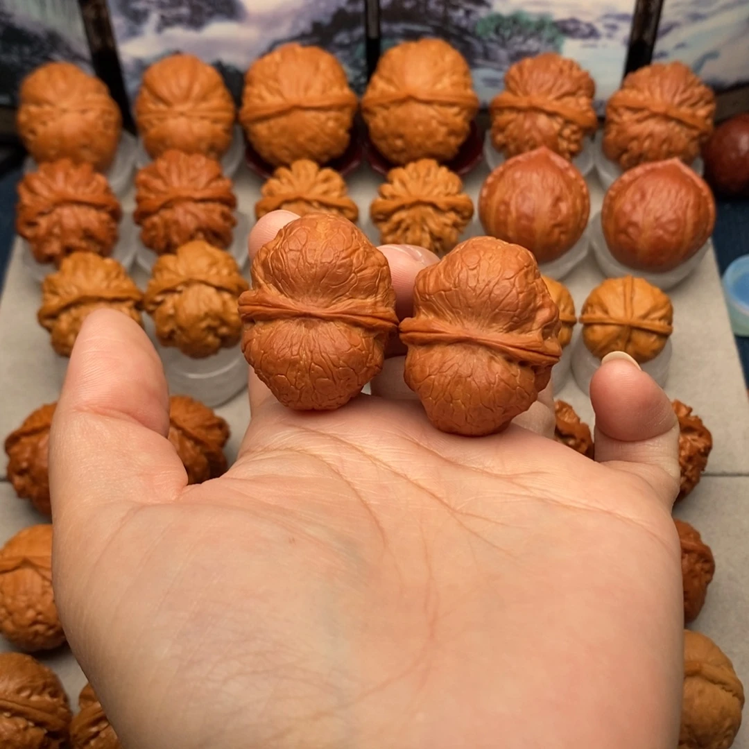 花***.把件文玩核桃香妃元宝