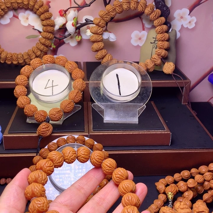 桃核手串?****?龙纹桃核