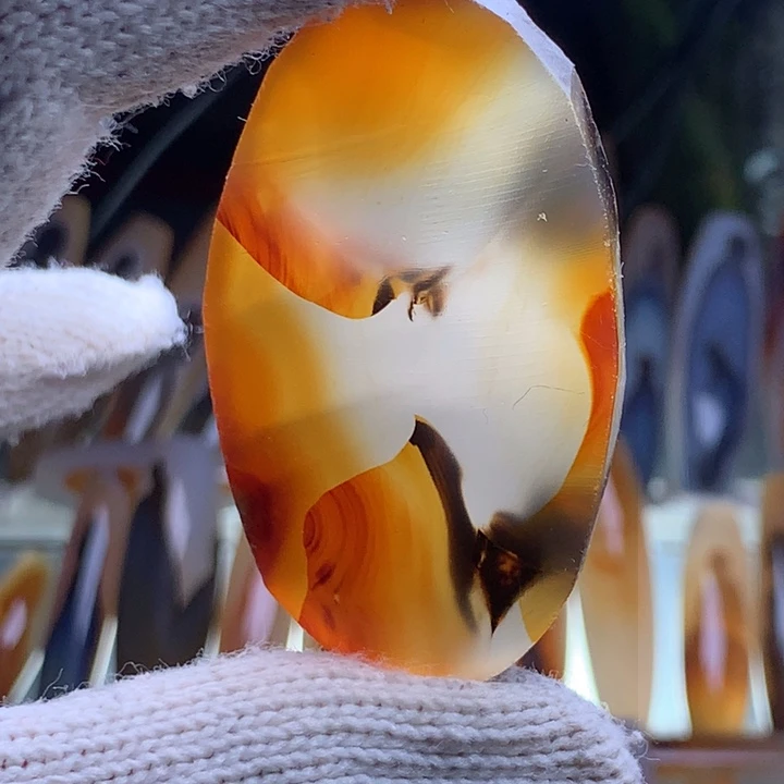 玛瑙/玉髓颈饰未镶嵌140