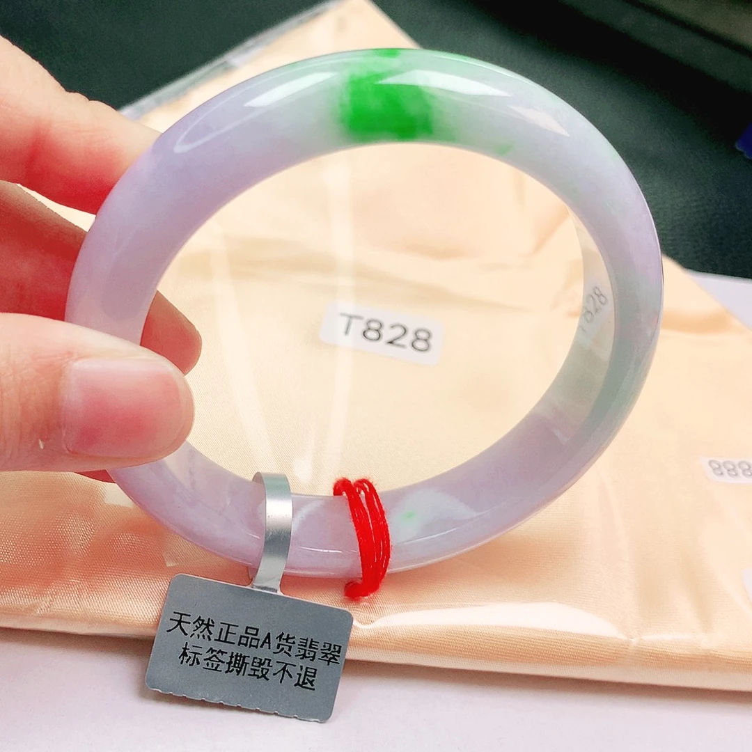 翡翠未镶嵌手镯缅甸天然a货翡翠手镯