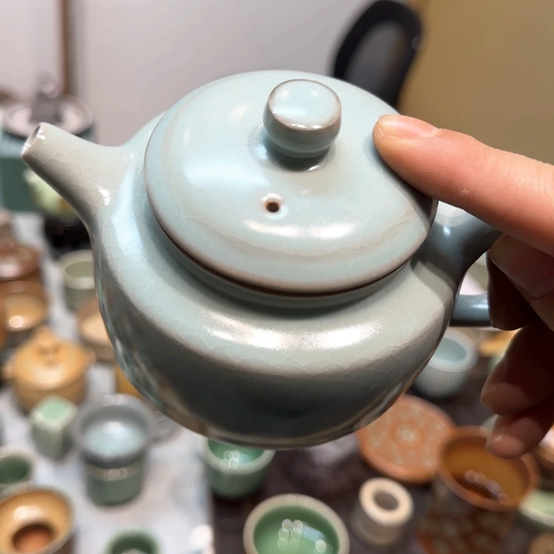 小金茶具青瓷茶器