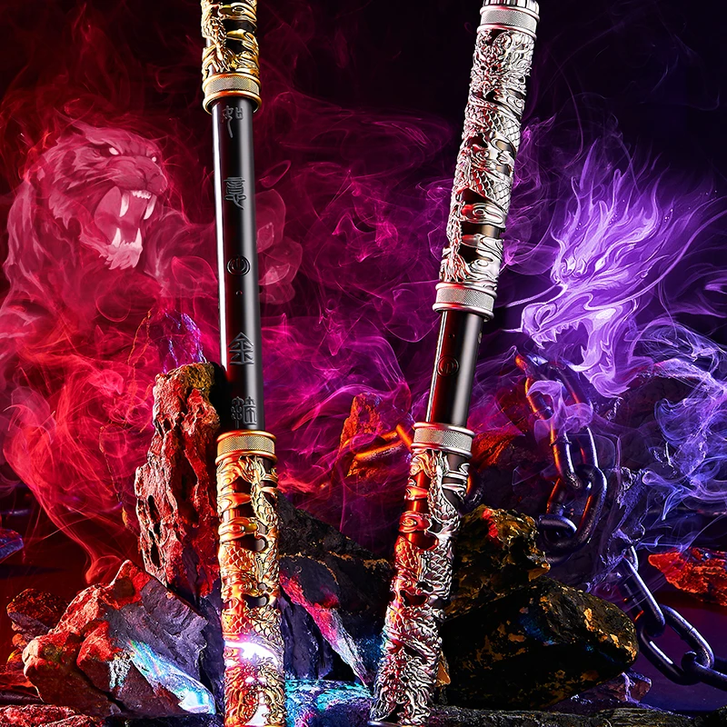 正版孙悟空语音声控发光金箍棒玩具自动伸缩激光儿童玩具发光男孩