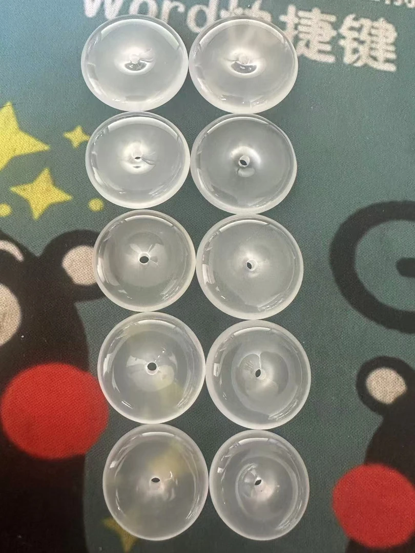 A货精品玉石饰品 平安扣 微棉 微飘花  多样性发其一 石英质玉