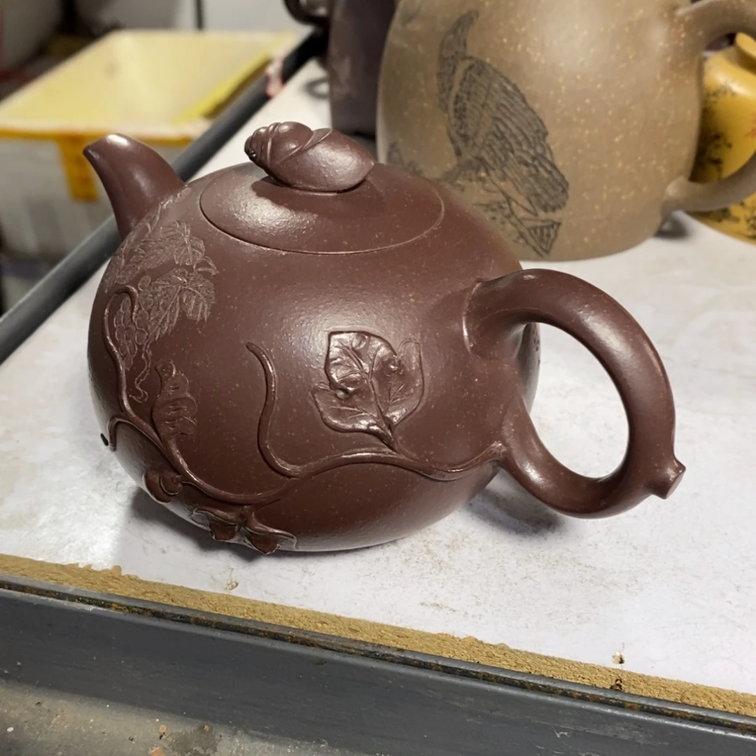 紫砂茶壶原矿手工124