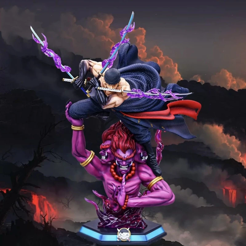 海贼王手办 炼狱阿修罗 索隆手办模型摆件动漫雕像送男朋友礼物