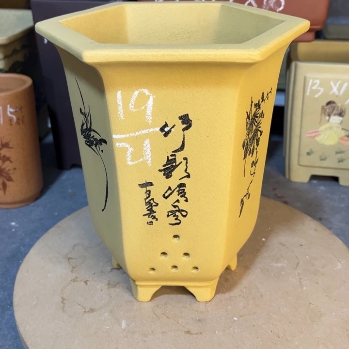 紫砂花盆紫砂花盆