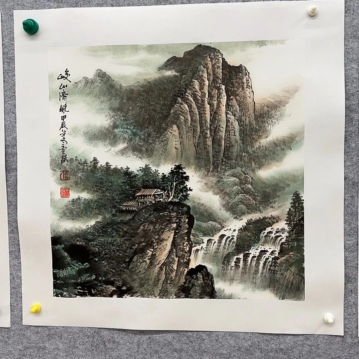 国画山水三尺斗方