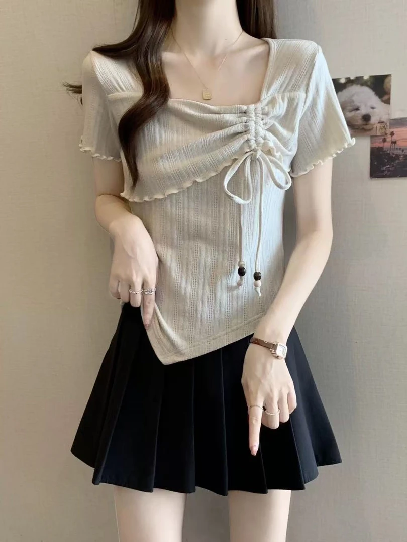 刘依 27号I-197宽松百时尚潮流百搭 默认微瑕 样衣 韩版显瘦上衣