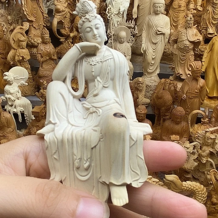 山***事柏木（崖柏）自在观音