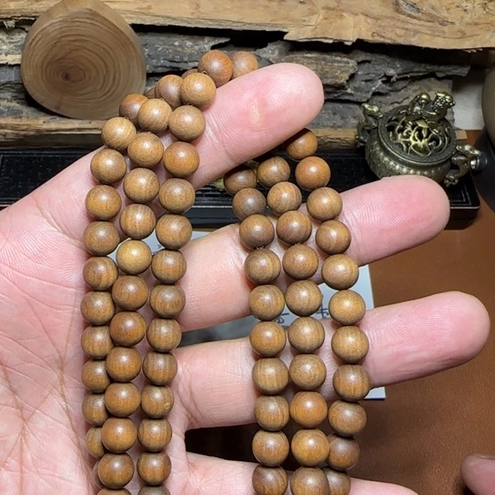 檀香木其他迈尔索老山檀香0.8×108拆房老料顺纹