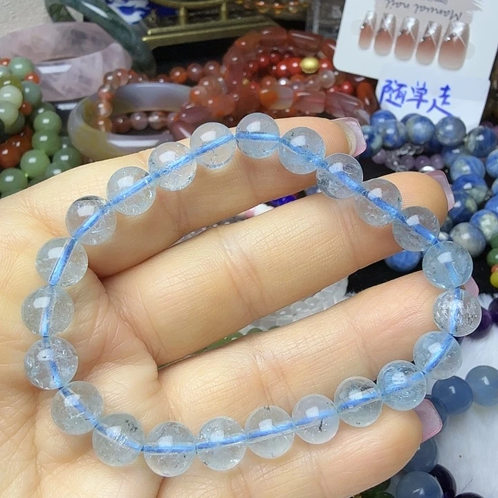 手链水晶合金海蓝宝