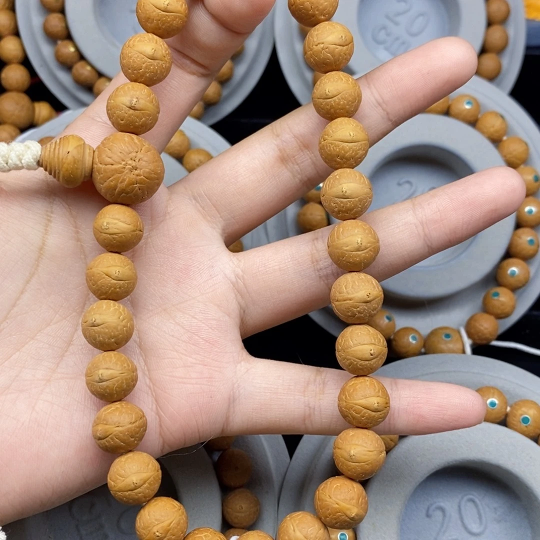 凤眼菩提手串12+新籽素手持