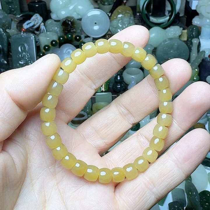 和田玉（青玉）未镶嵌颈饰强*