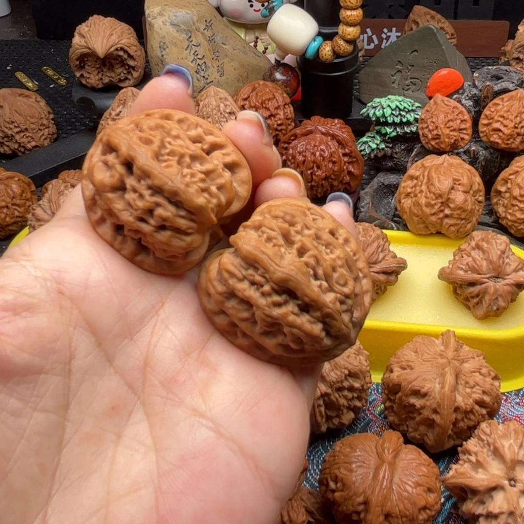 吊坠文玩核桃全品九龙36